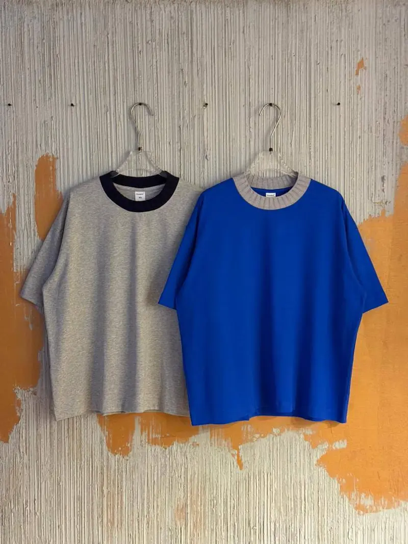 Knitted Collar T-Shirt